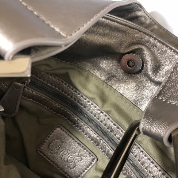 Carlos Carlos Santana Gold Metallic Floral Purse - Picture 3 of 7